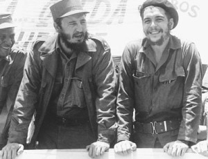 Handout picture shows Fidel Castro and Che Guevara